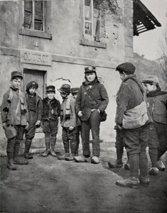 Escolares de Alsacia, 1915 de French Photographer
